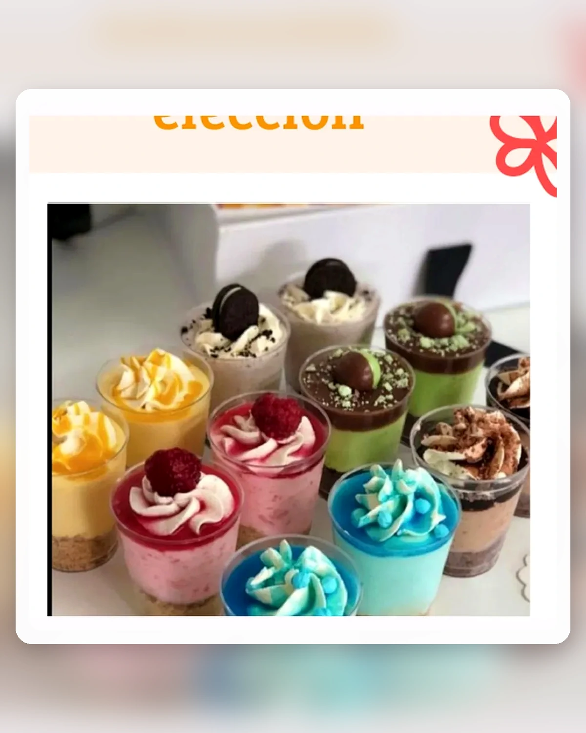 Cheesecake — sabor a elección